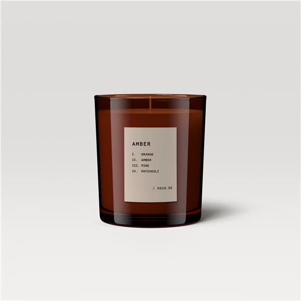 Amber Scented Candle